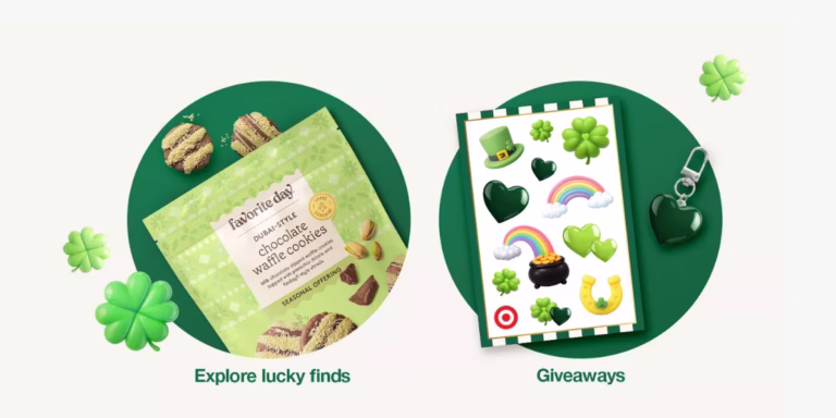 target st patrick's freebies