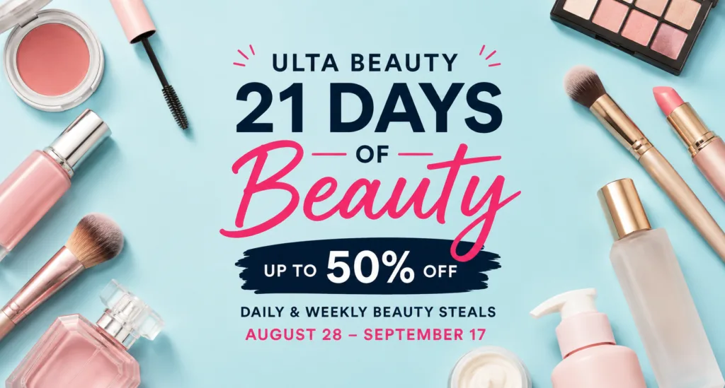 ulta beauty 21 days sale