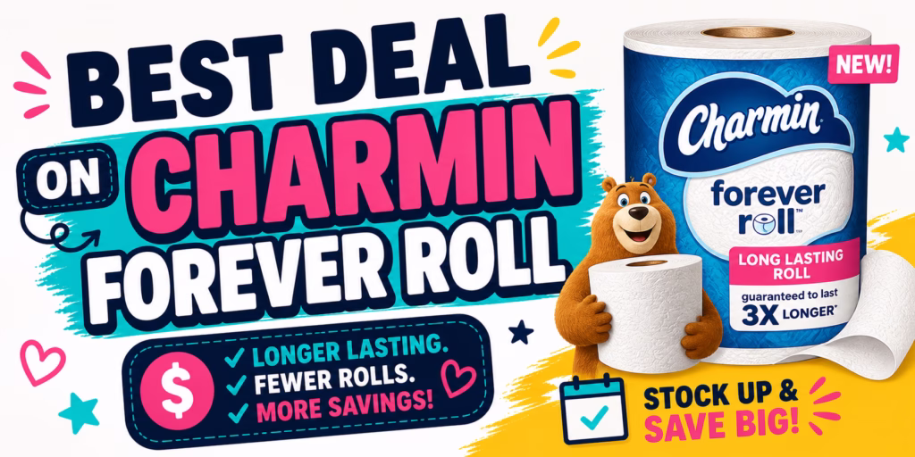 best deal on charmin forever roll