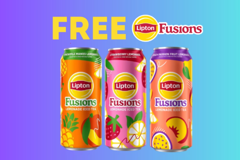 free lipton fusions samples