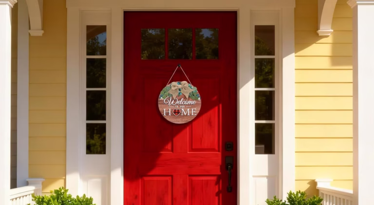 welcome home sign deal