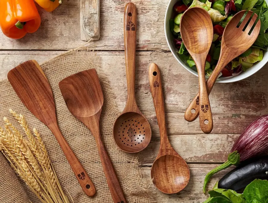 wooden spoons for cooking