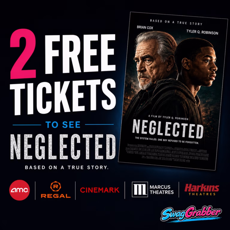 2 free tickets to neglected movie code