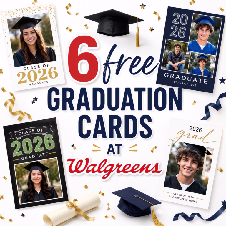 6 free graduation cards at walgreens 2026