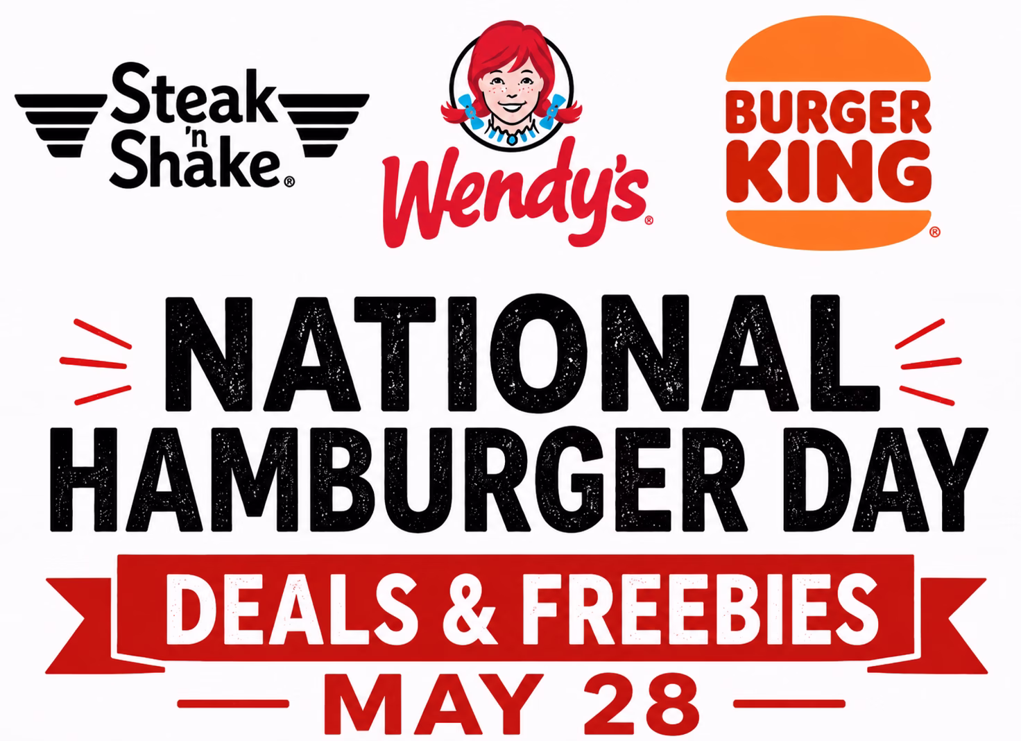 best national hamburger day deals