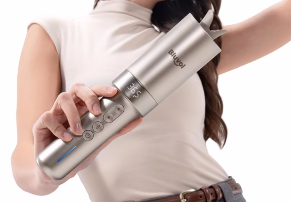 bluvol r10 apex cordless automatic hair curler