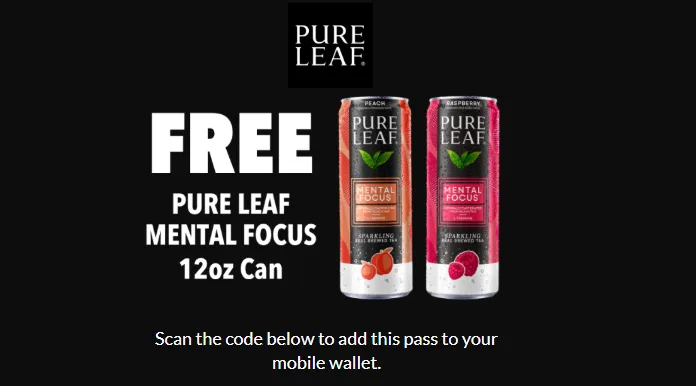 free pure leaf can offer
