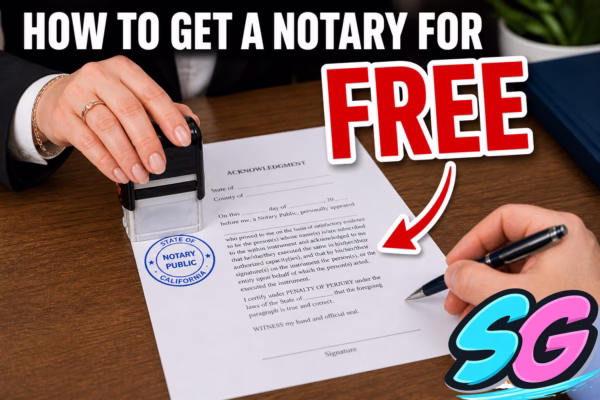 how to get a notary for free