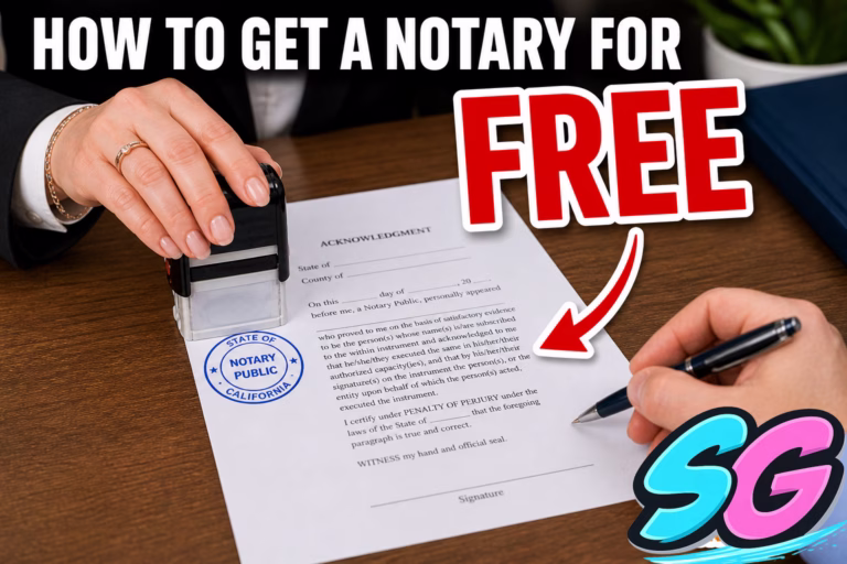 how to get a notary for free
