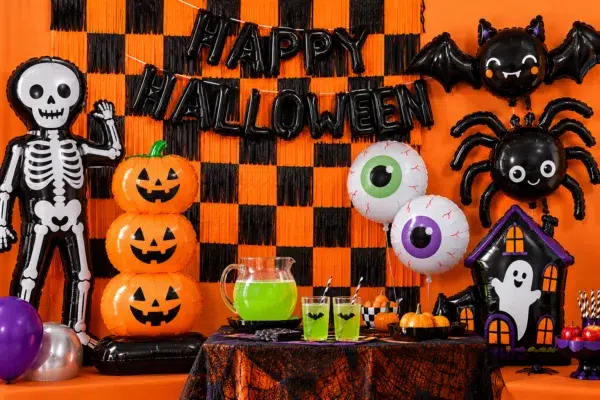 spooky halloween party display spooky halloween party display