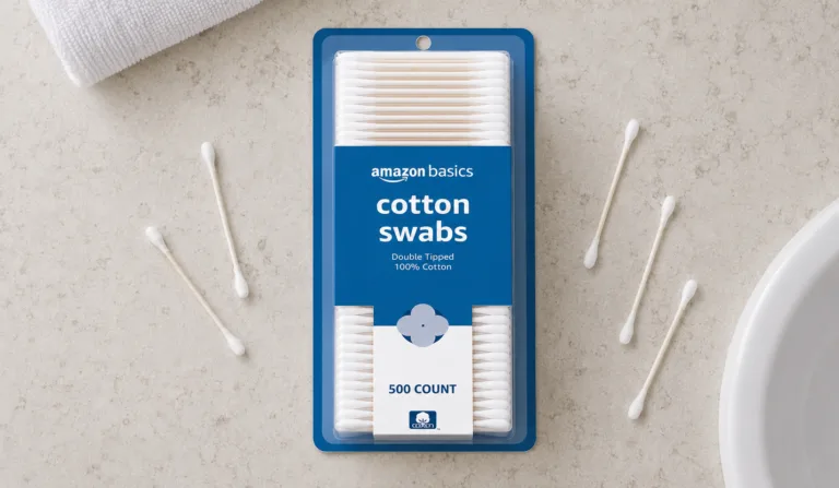 amazon basics cotton swabs