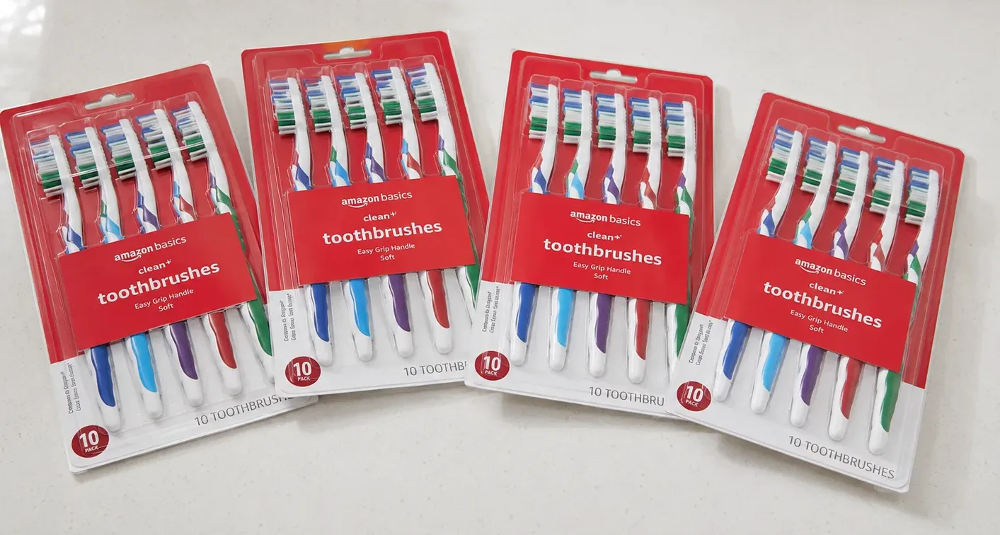 amazon basics toothbrushes