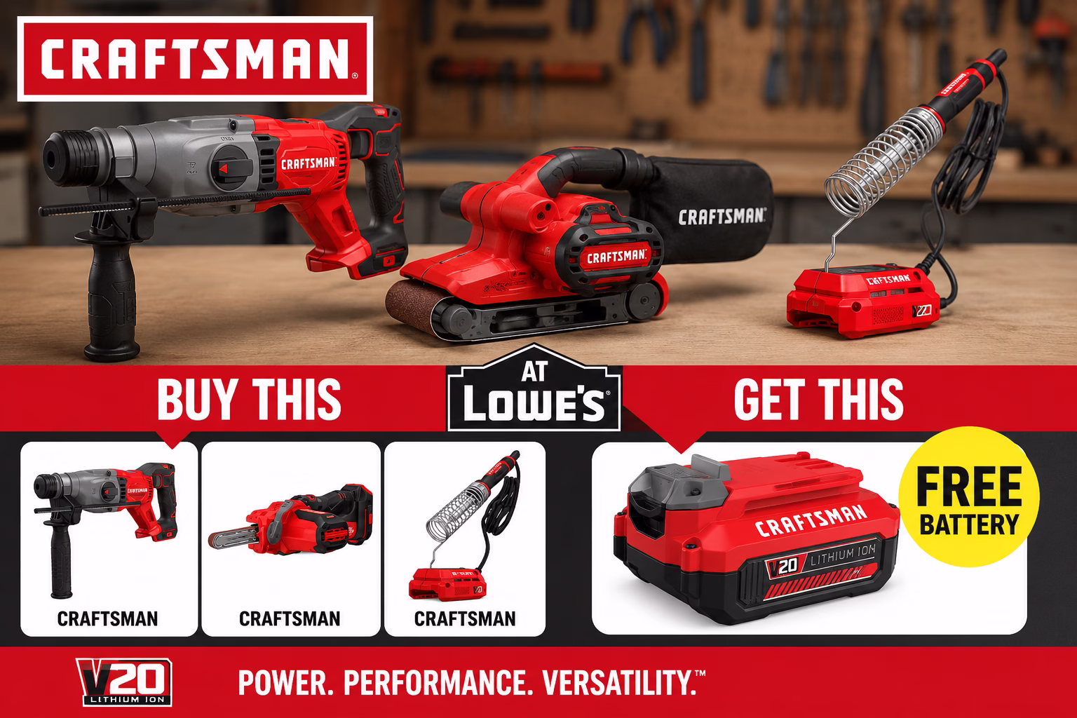 craftsman battery offer june 26