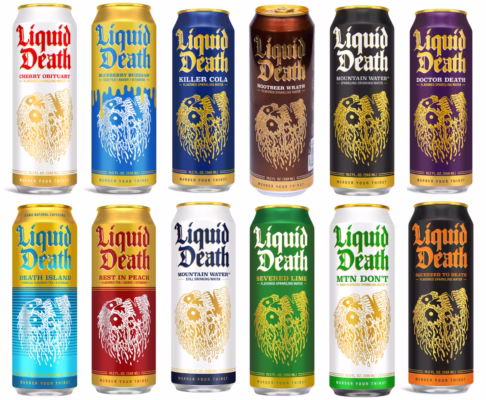 free liquid death tea 19.2 oz