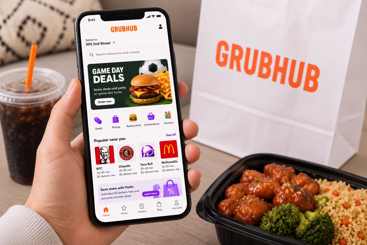 grubhub freebies app discounts