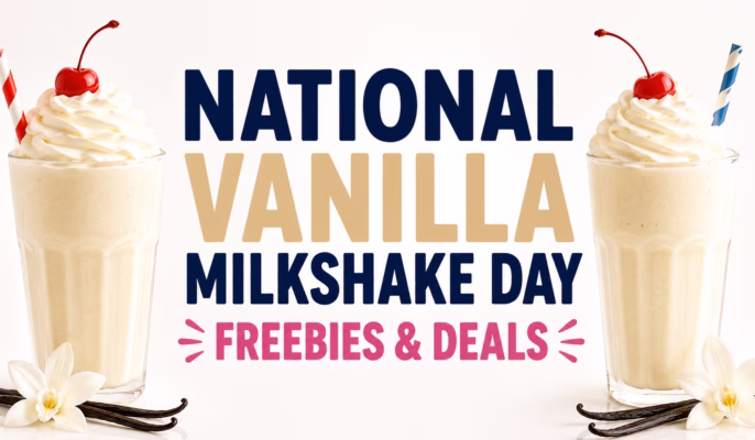 national vanilla milkshake day deals