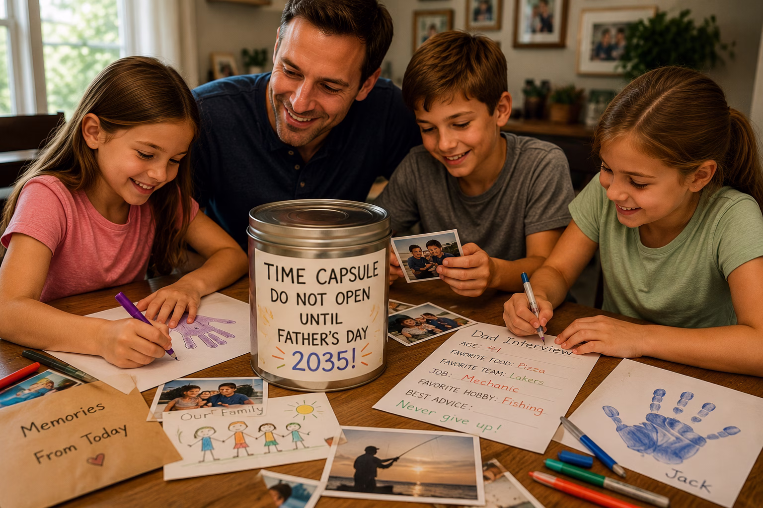 the 0 family time capsule challenge