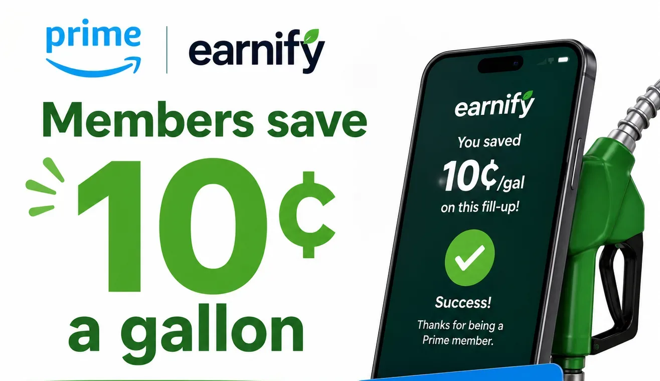amazon prime members 10 on gas offer