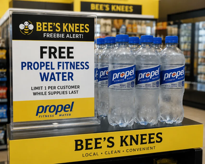 bee’s knees propel water display
