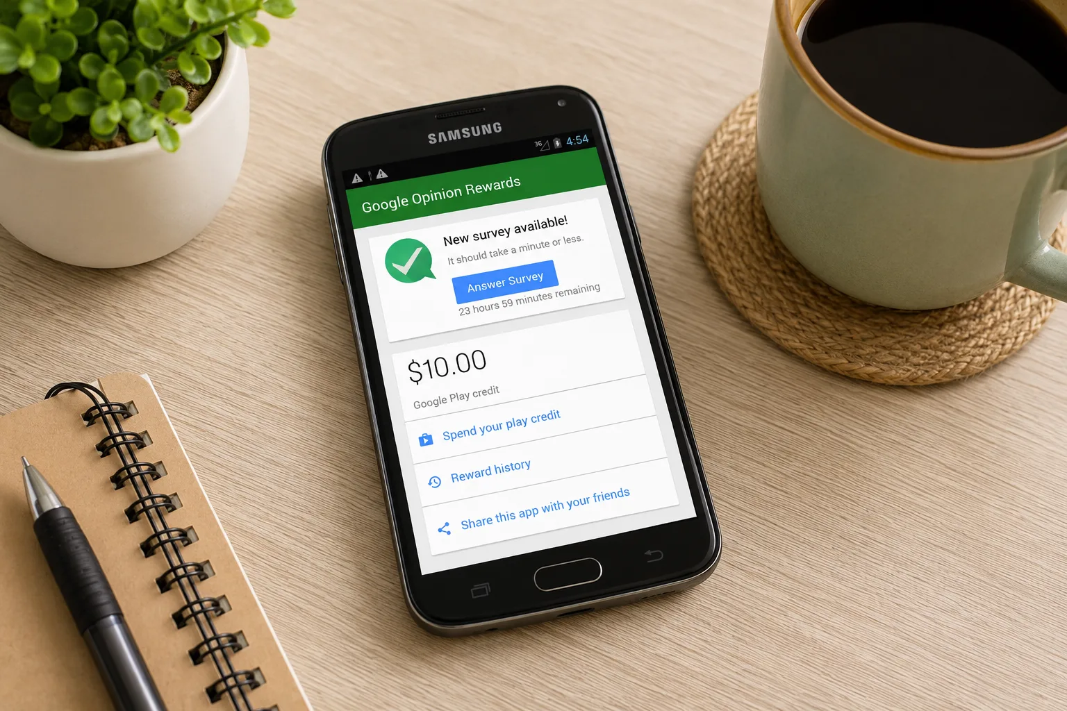google opinon rewards offers money for surveys