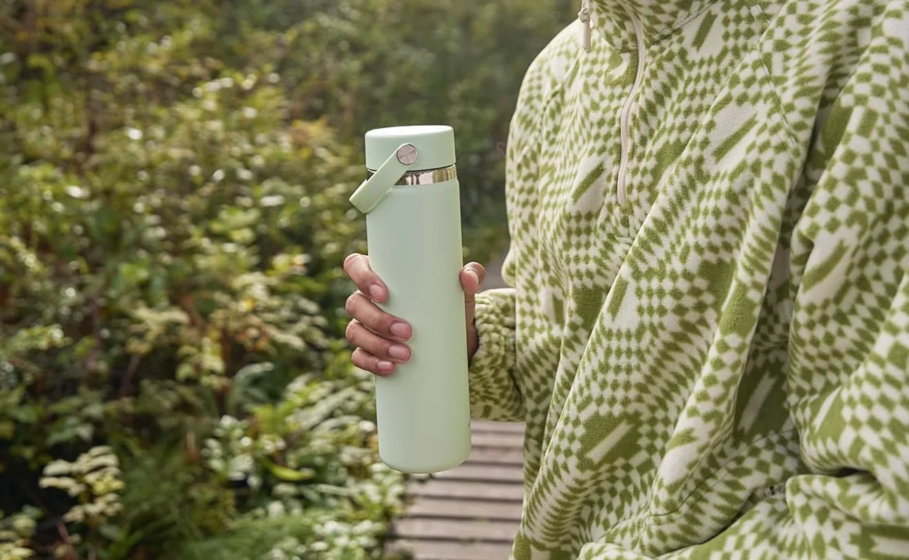 hydro flask water bottle green