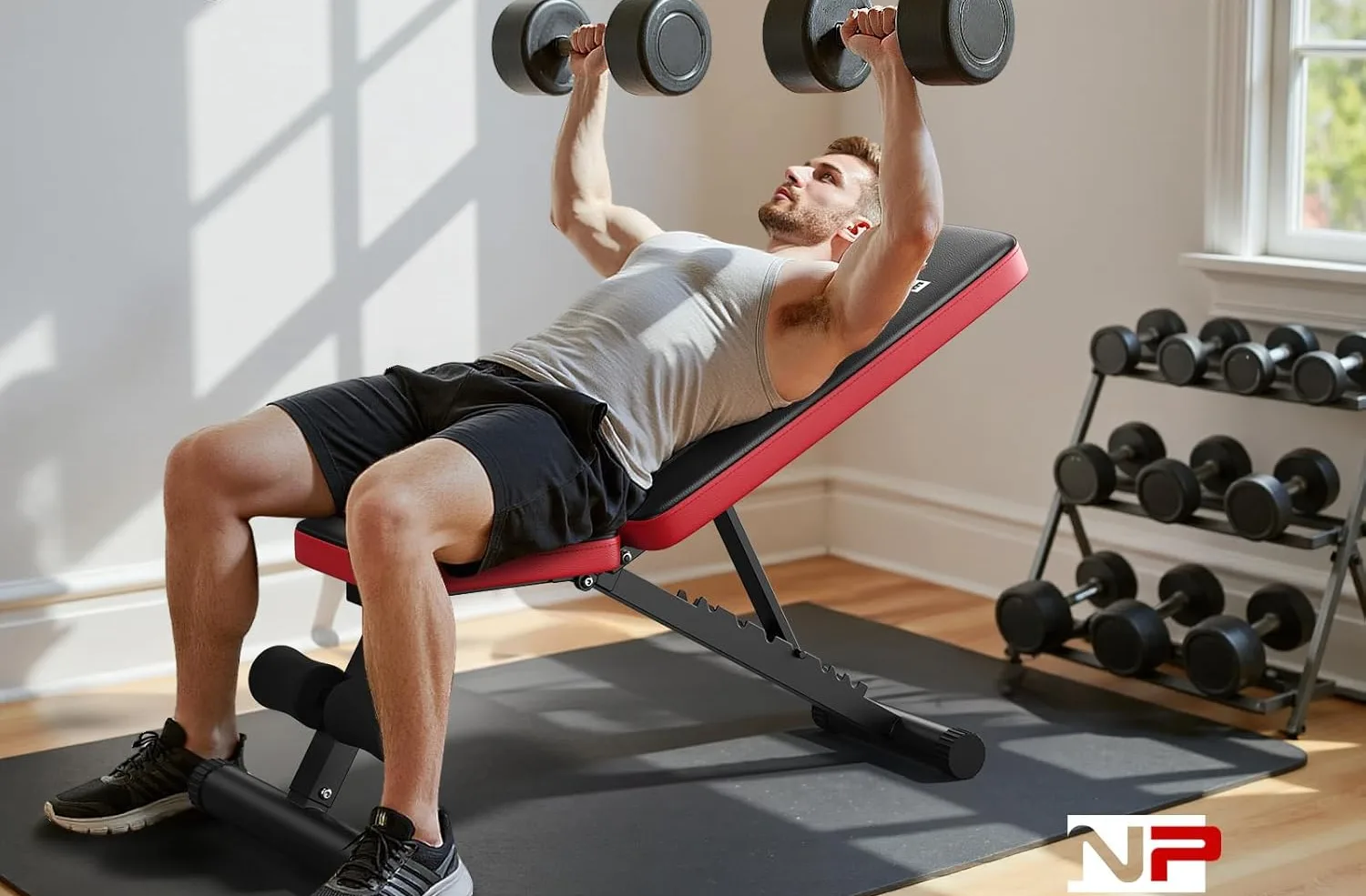 nicepeople adjustable weight bench