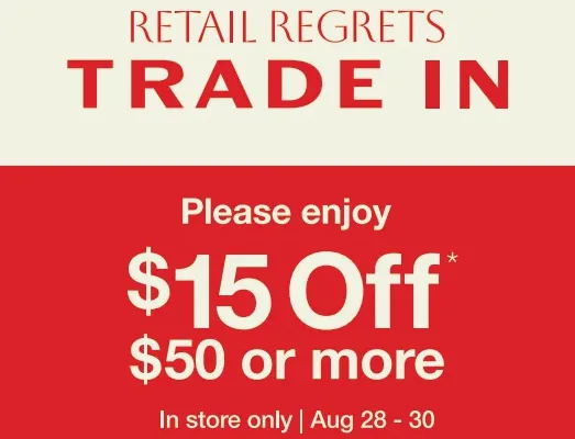 retail regrets trade in