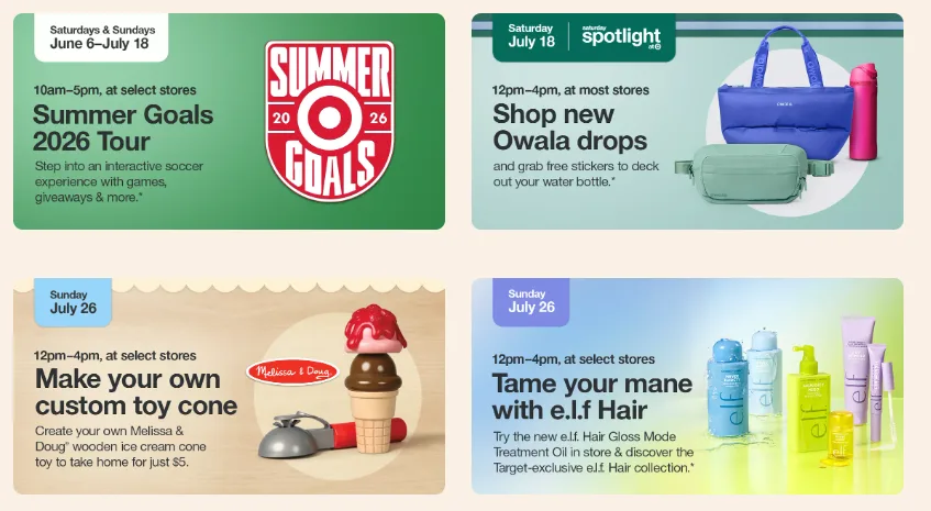 target events july 18 2026