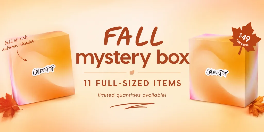 colourpop fall mystery box