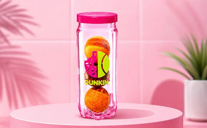 dunkin mini tennis can