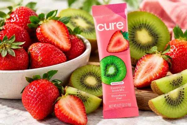 free cure hydration electrolyte strawberry kiwi drink mix sample free cure hydration electrolyte strawberry kiwi drink mix sample