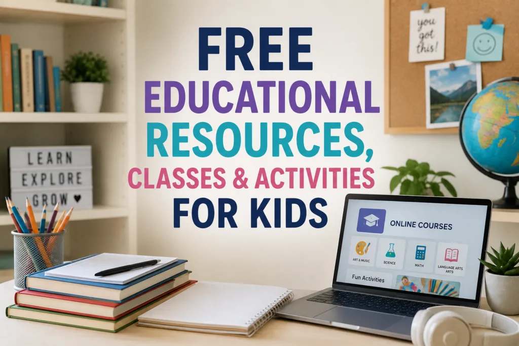 free educational resources & activities for kids