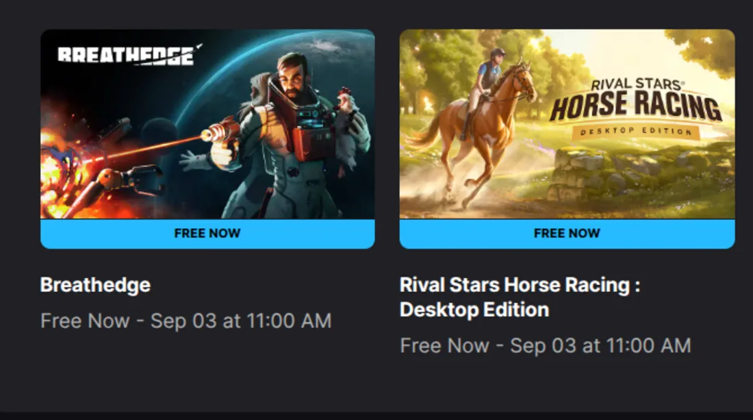 free epic games august