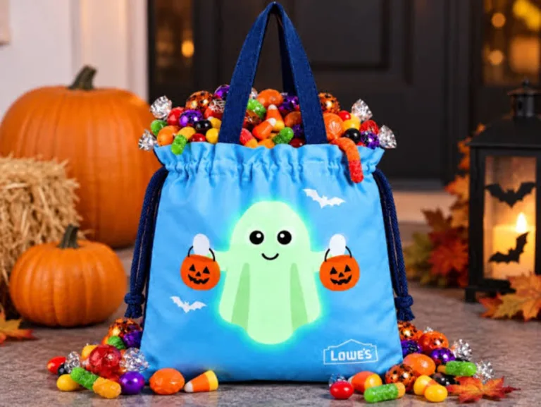 free trick or treat tote bag lowes