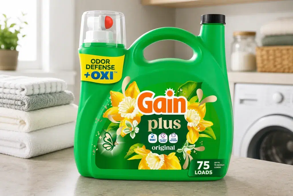 gain plus liquid laundry detergent