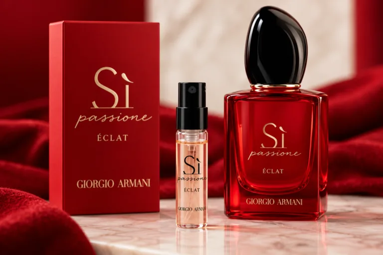 giorgio armani sì passione Éclat still life