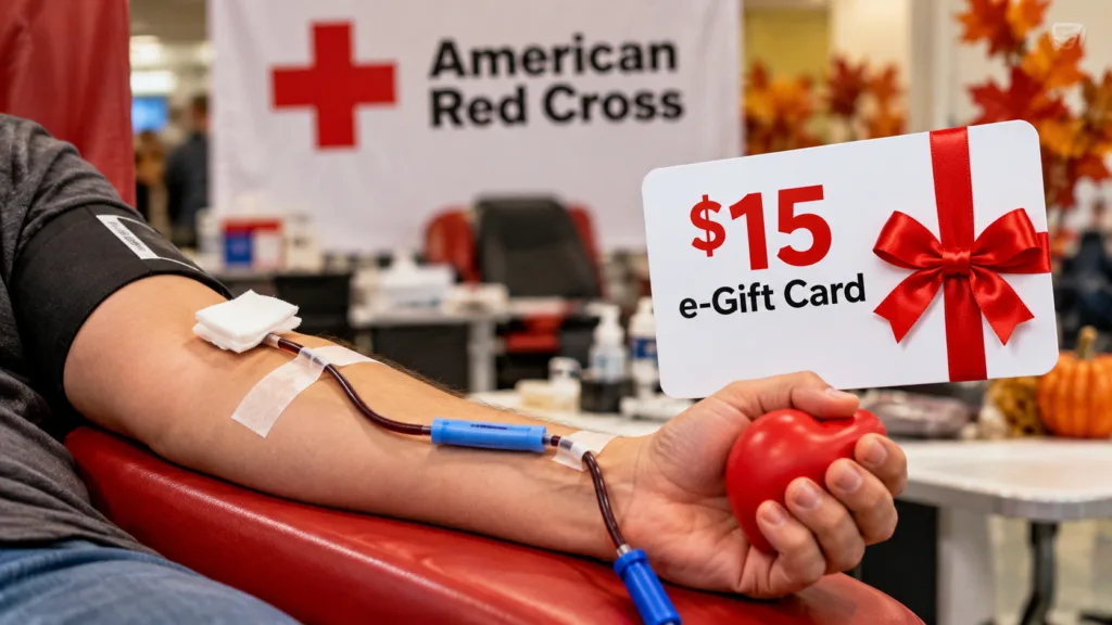 Red Cross Blood Donation Rewards & Freebies
