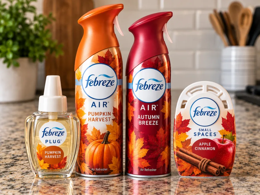 cozy fall febreze scent collection
