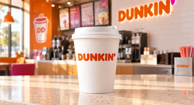 dunkin' coffee cup