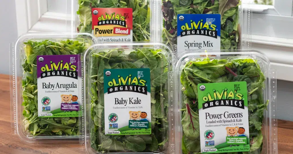 free olivia’s organics salad mix