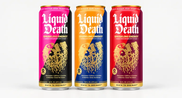 liquid death sparkling energy can