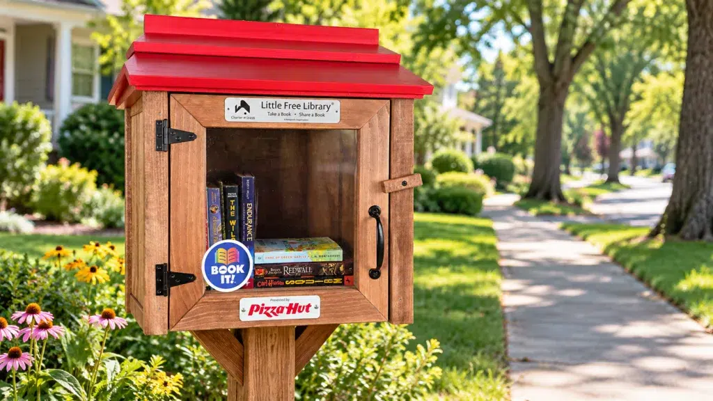 pizza hut little free library