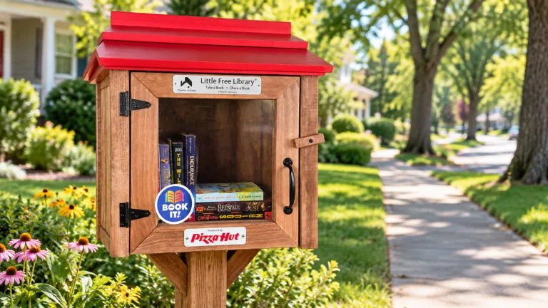 pizza hut little free library