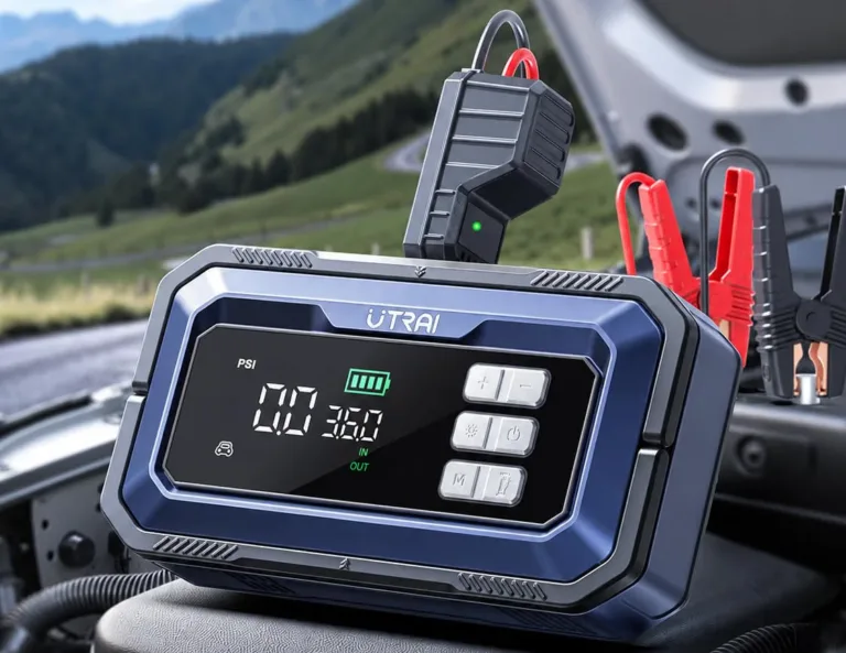 portable jump starter with air compressor