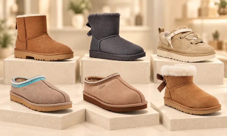 six ugg styles on tiers