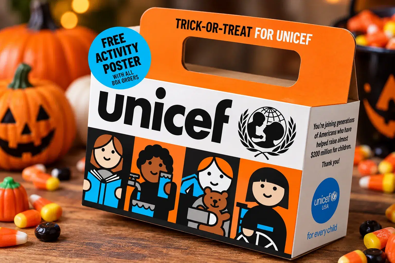 unicef trick or treat box