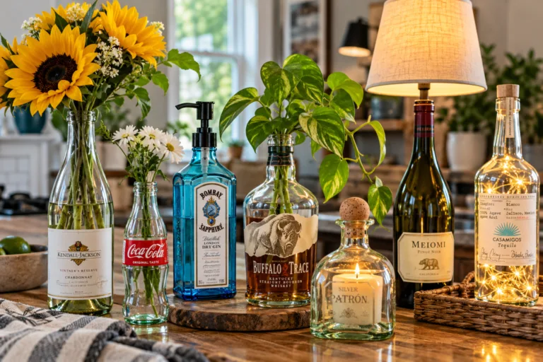 Creative Ways to Reuse Pretty Glass Bottles Creative Ways to Reuse Pretty Glass Bottles