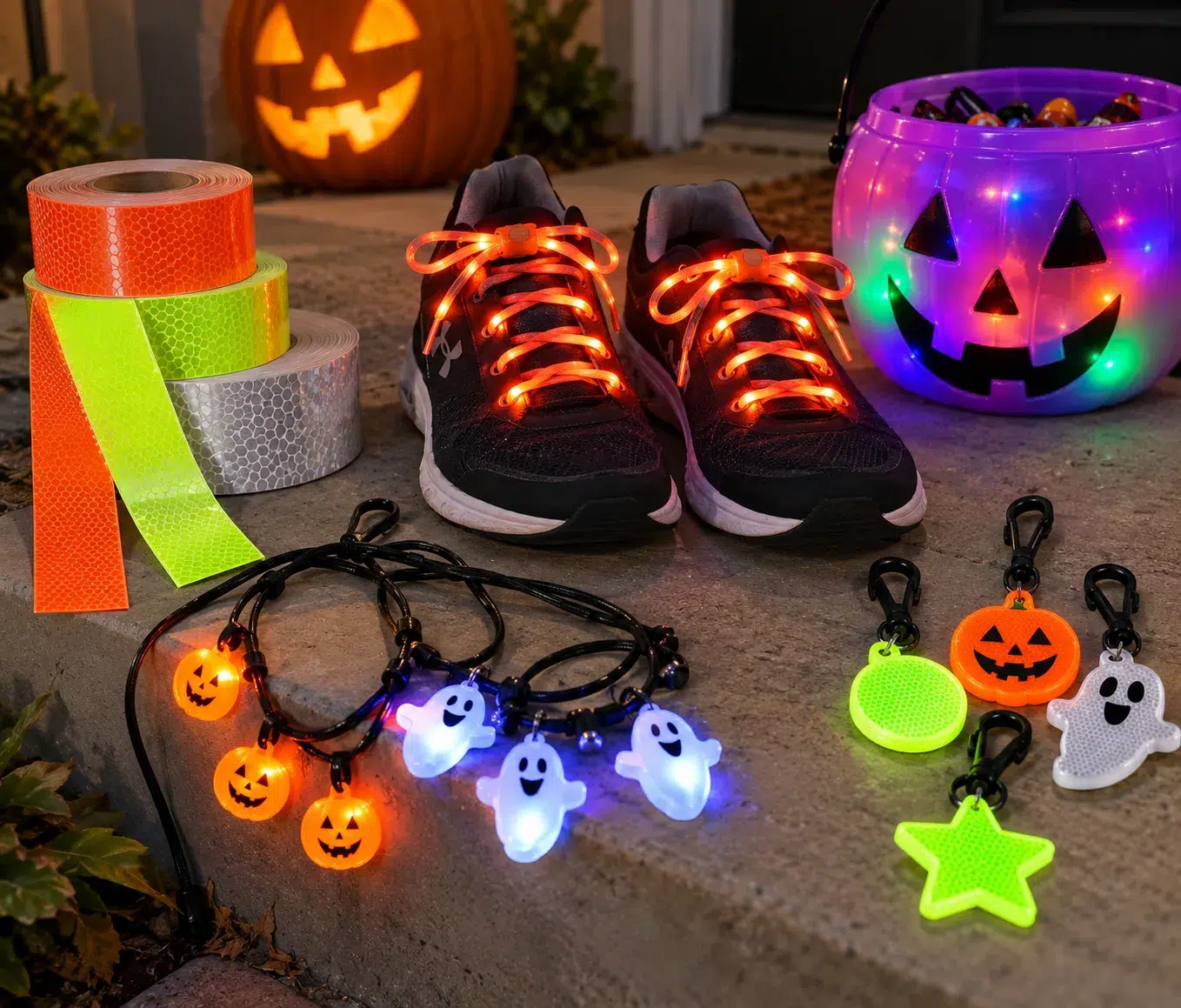Halloween Safety Gear Porch Display Halloween Safety Gear Porch Display
