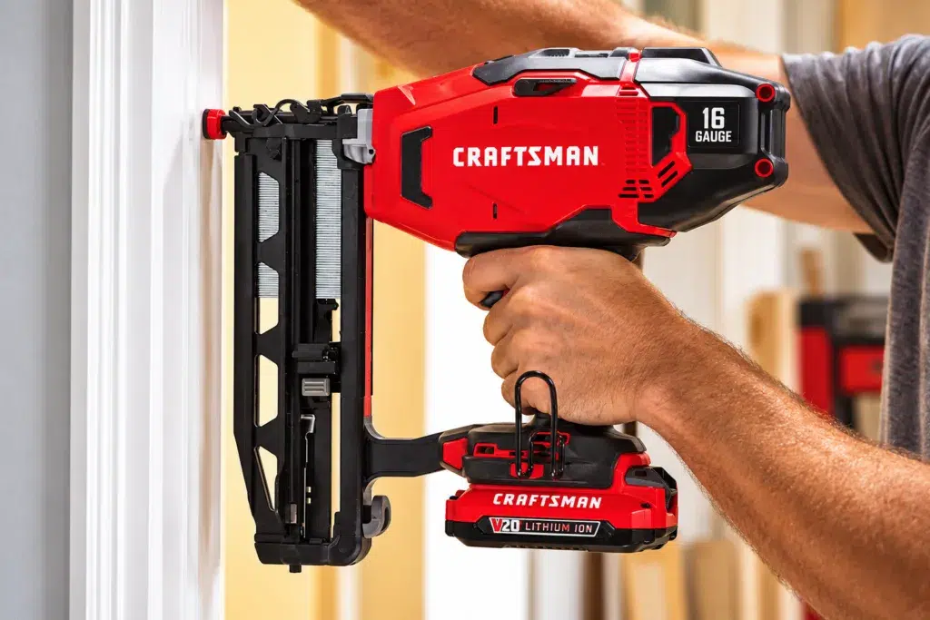 craftsman nailer on white trim