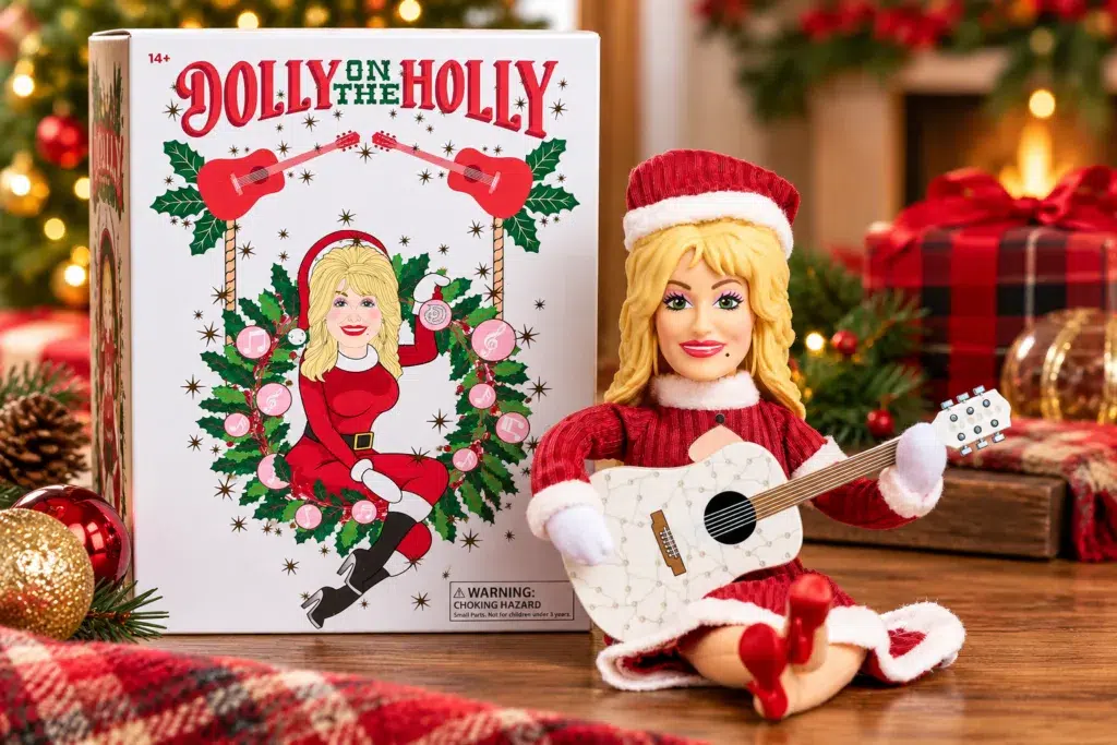dolly on the holly christmas elf